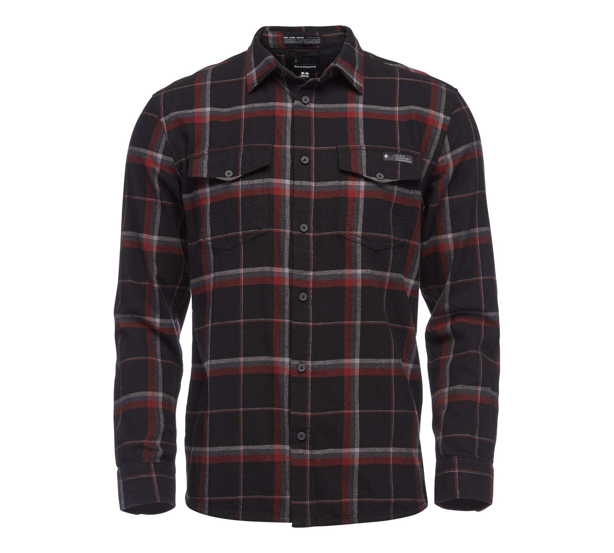 black flannel jacket men's
