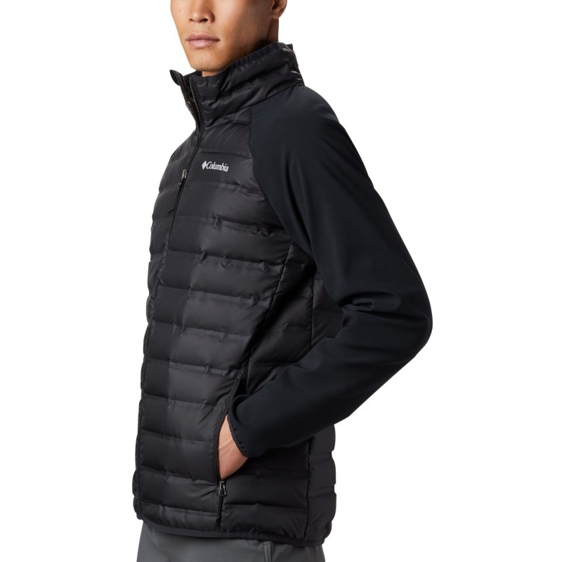 columbia hybrid down jacket