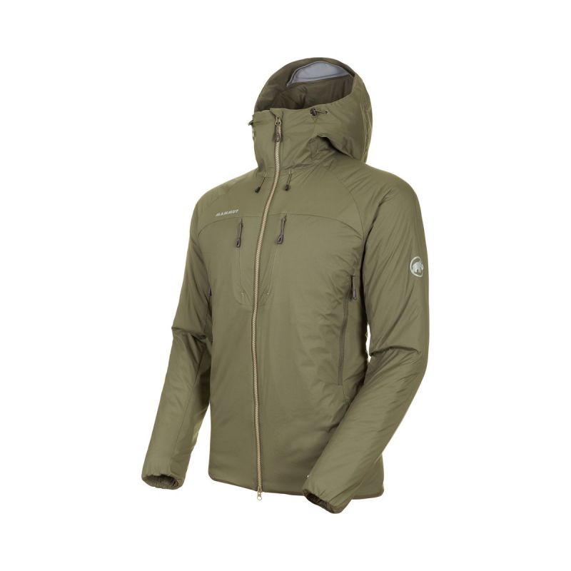 rime in hooded jacket mammut