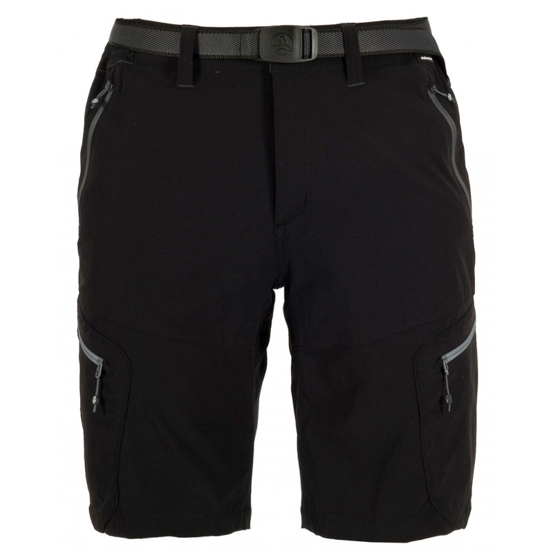 Ternua Bermuda Trekking Friz Sht Black Negro Hombre
