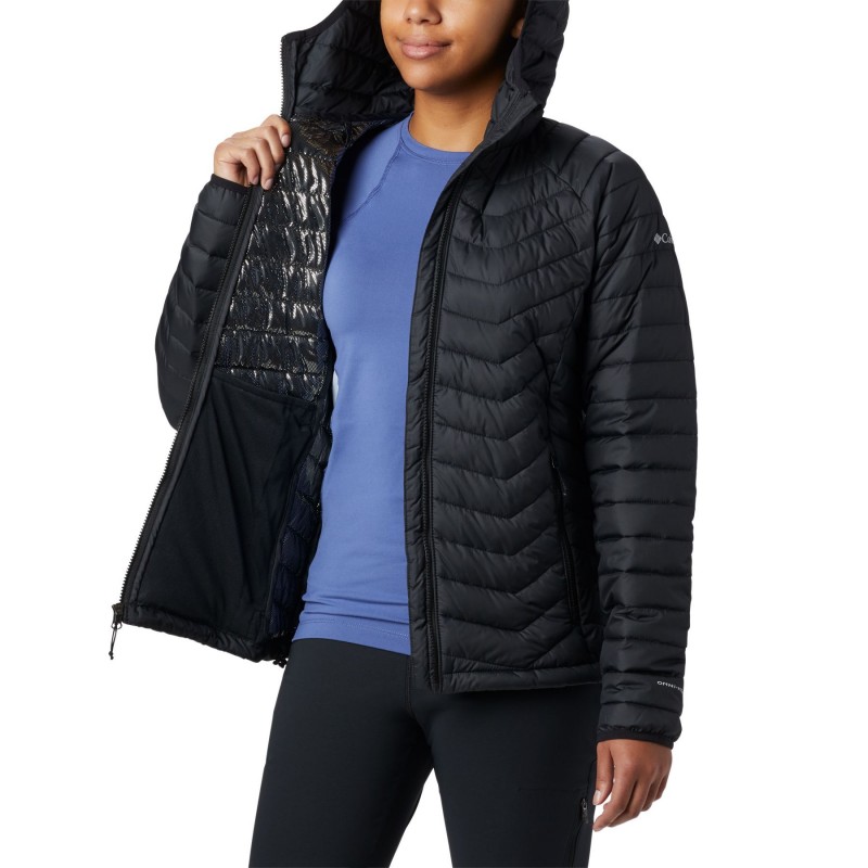 Columbia Powder Lite Hooded Jacket Black S