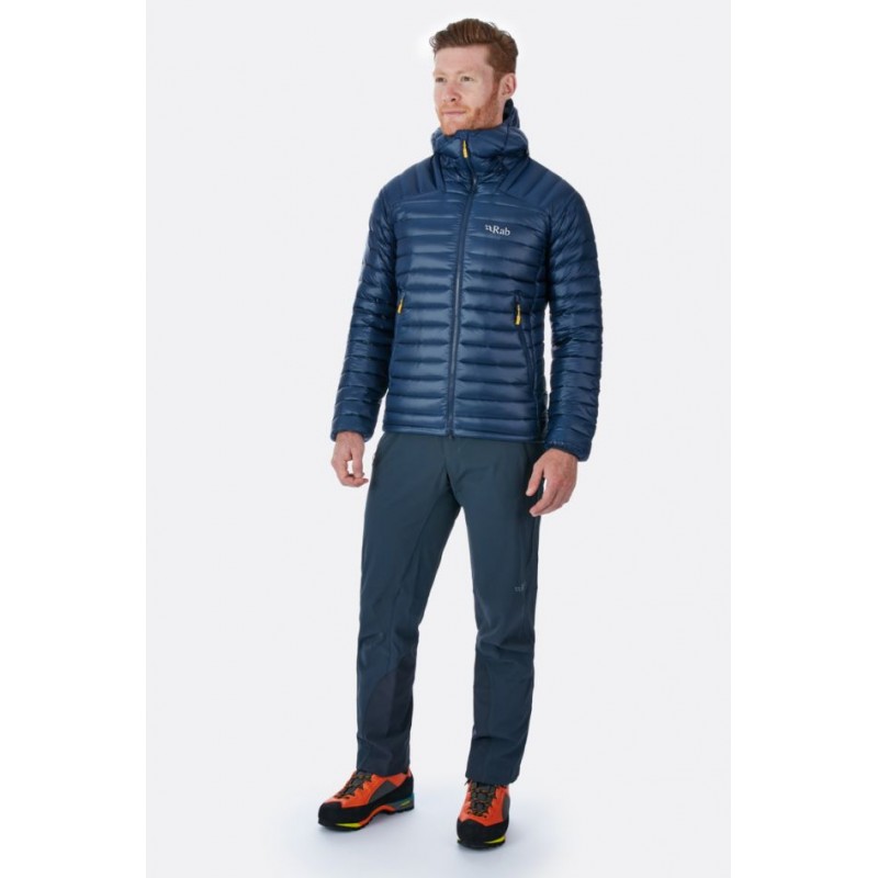 rab microlight summit jacket steel