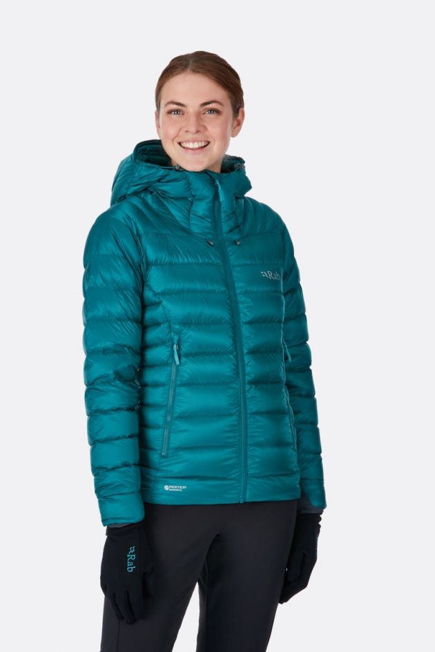 rab electron jacket womens grey