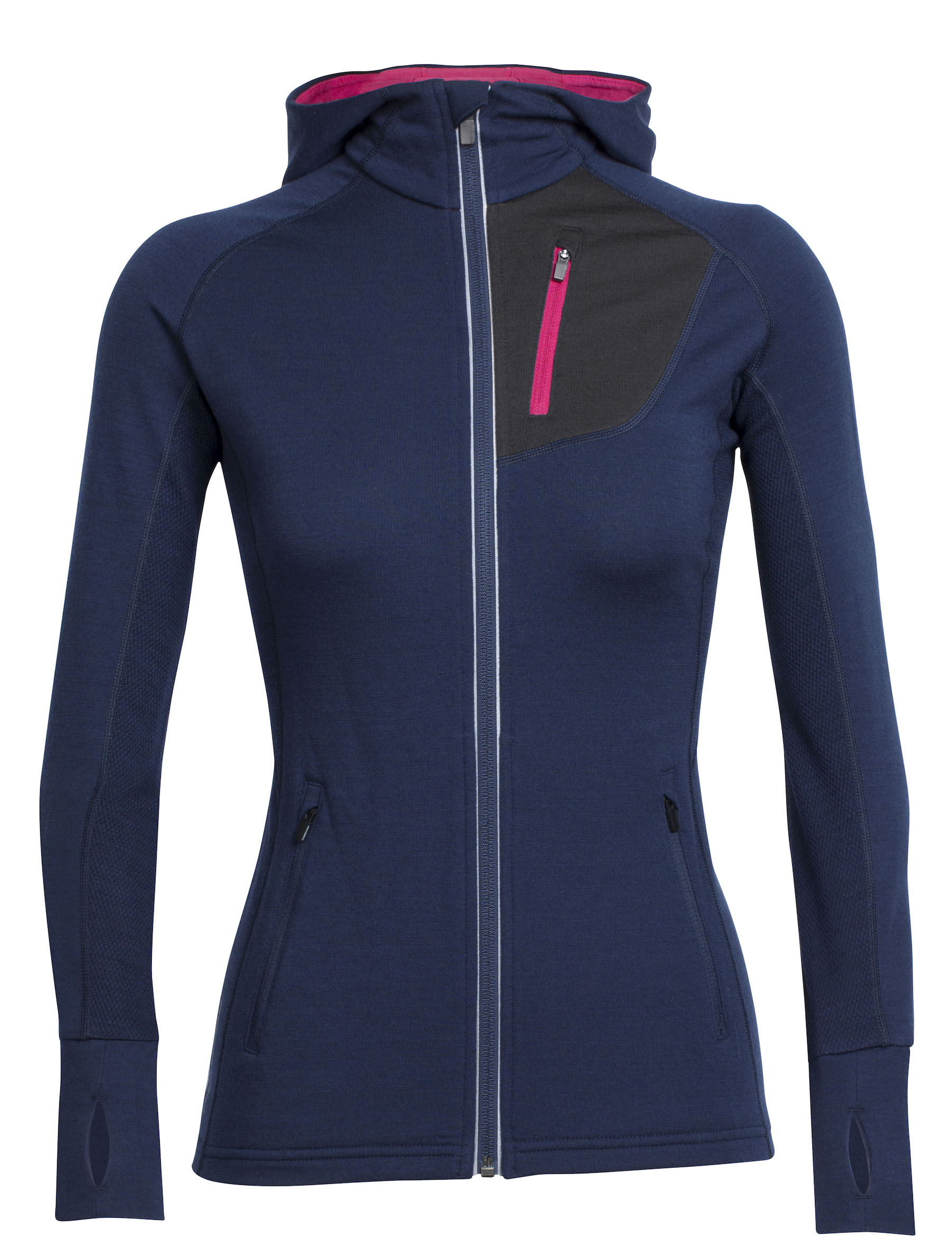 Icebreaker Quantum Long Sleeve Zip Hood - Veste femme
