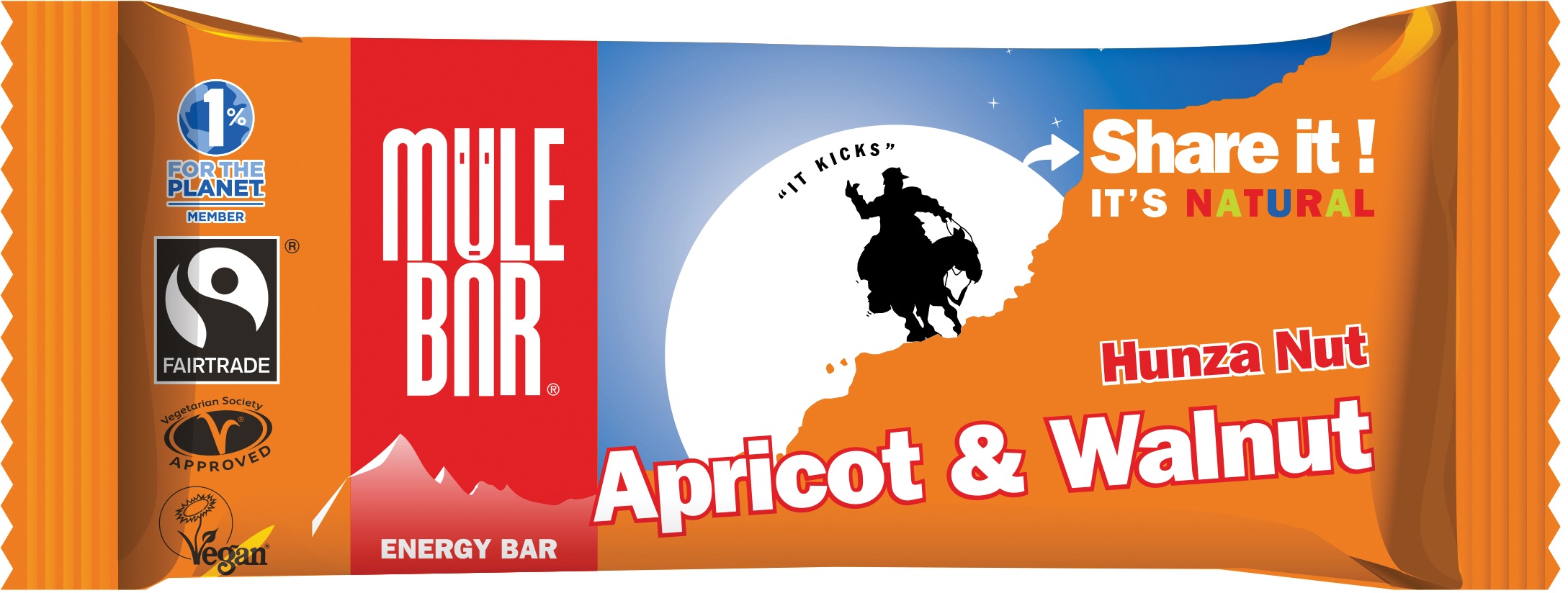 Mulebar Barre énergétique Hunza nut - 40 g