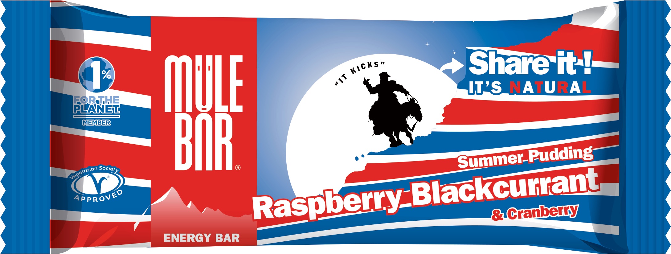 Mulebar Barre énergétique Summer Pudding - 40 g