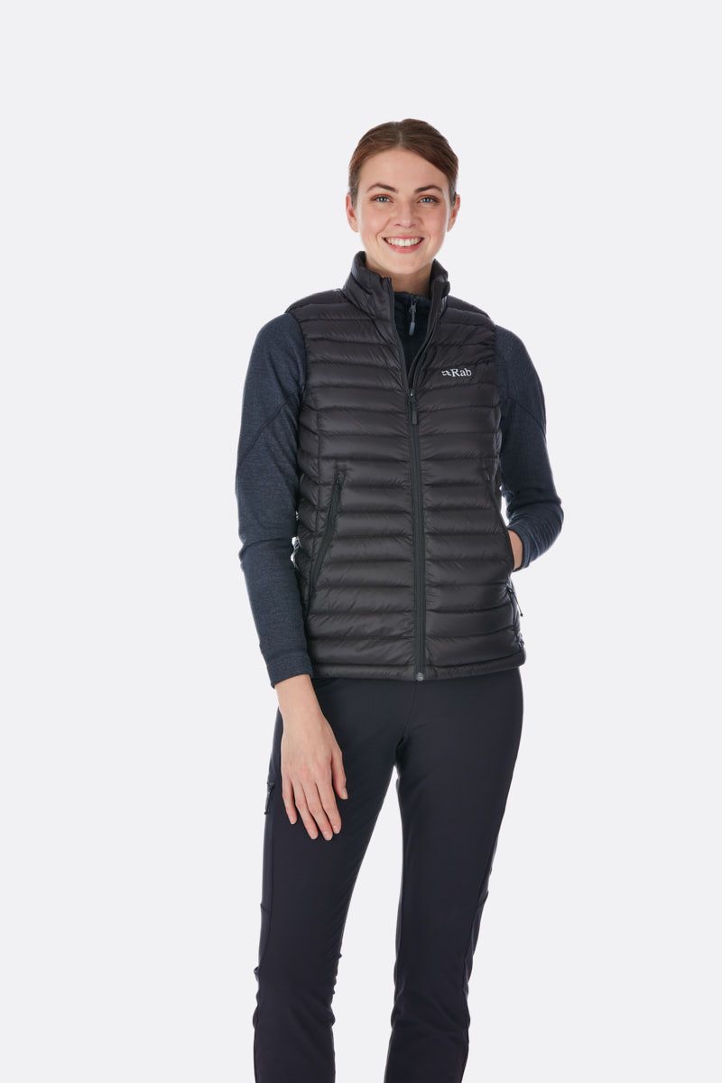 women's microlight down vest