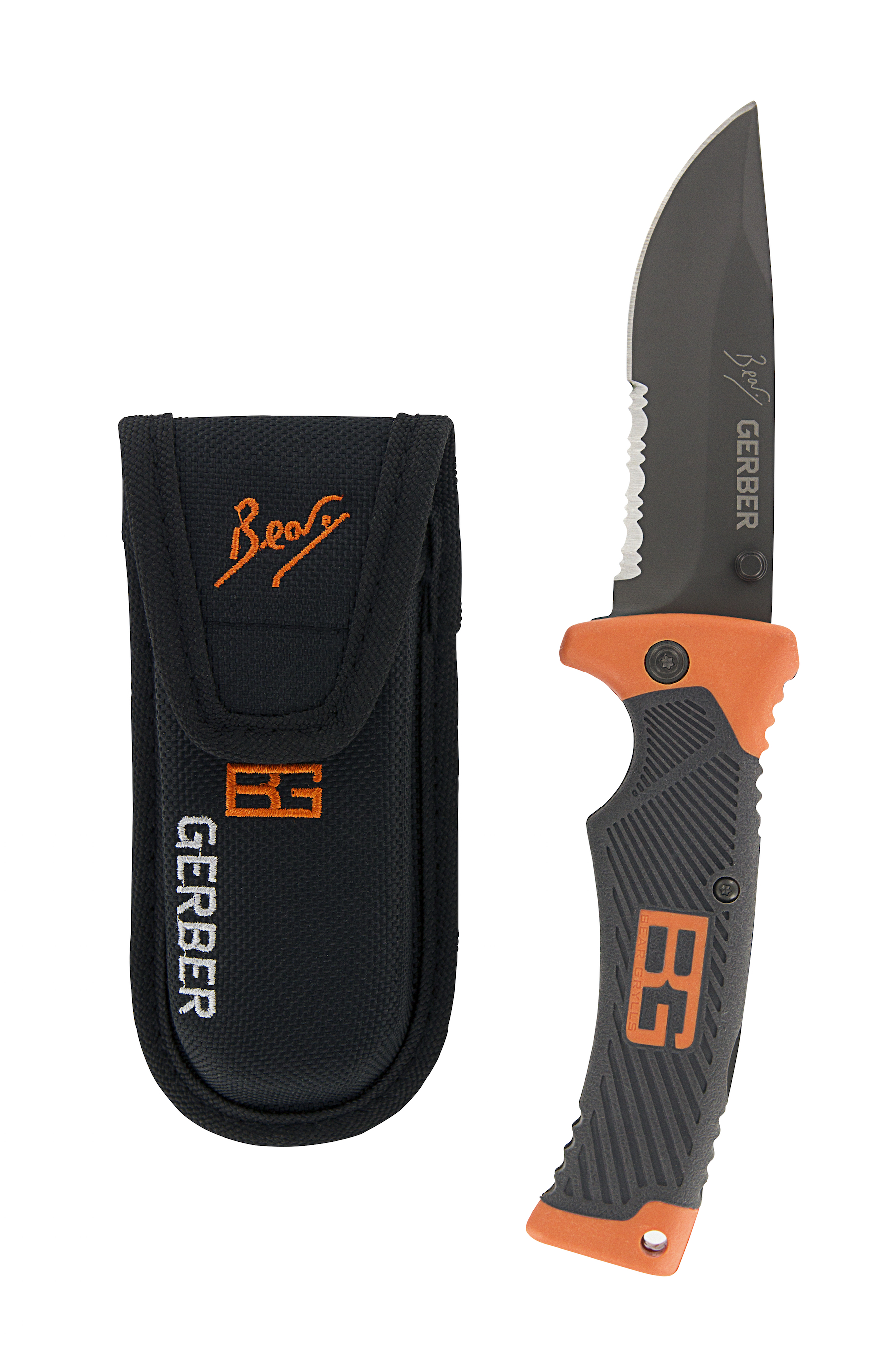Gerber Couteau Folding Sheath Knife - Bear Grylls