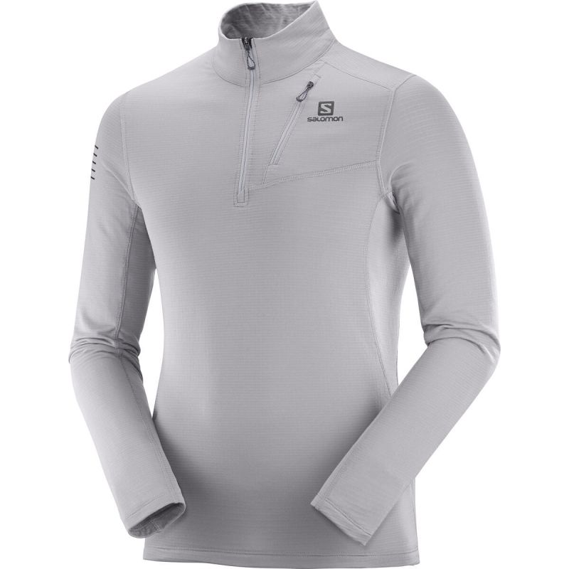 Salomon Grid Hz Mid M Fleecejacke Herren Salomon Grid Hz Mid M Fleecejacke Herren