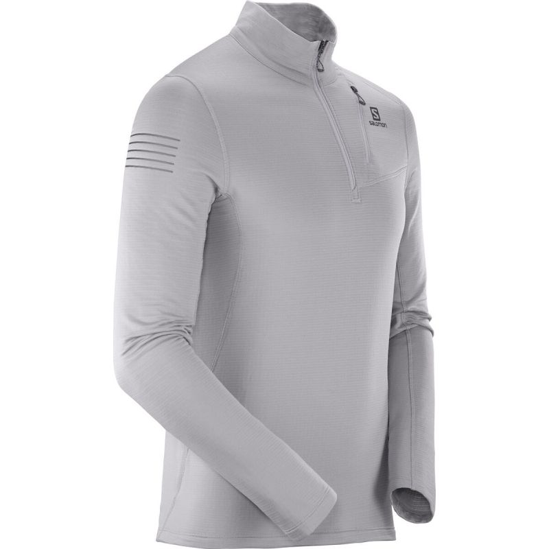 Salomon Grid Hz Mid M Fleecejacke Herren Salomon Grid Hz Mid M Fleecejacke Herren