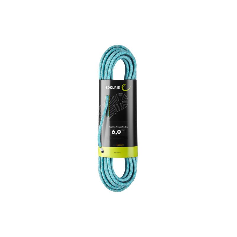 Edelrid Rap Line Protect Pro Dry 6mm - Corde Icemint 50 m