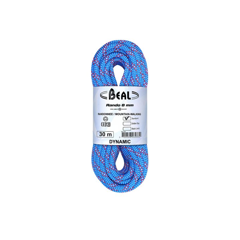 Beal Rando 8mm - Corde Blue 48 m