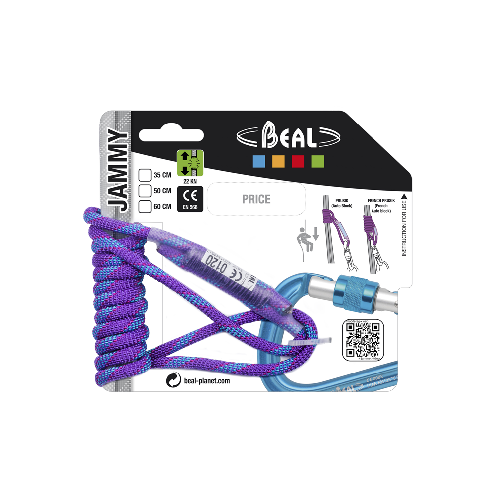 Beal Jammy - 50 cm - Anneau auto-bloquant