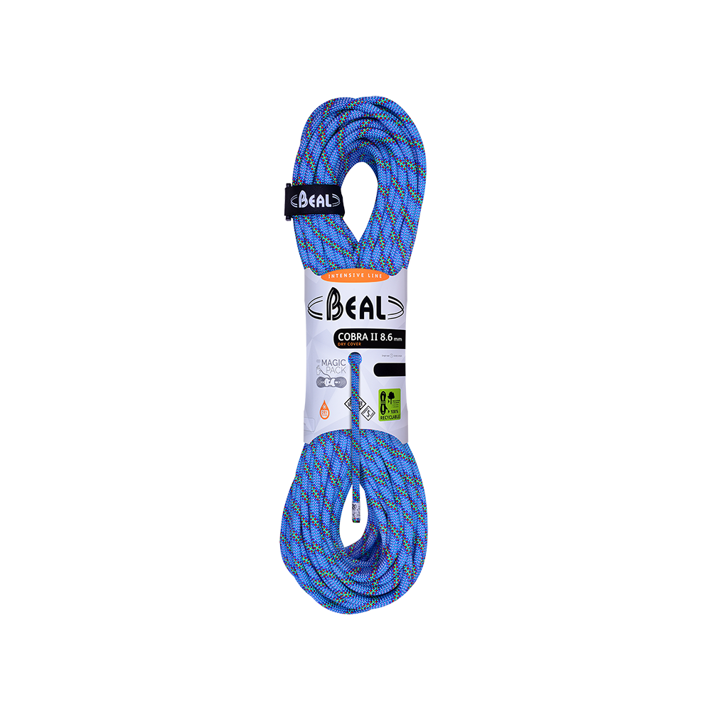 Beal Cobra II 8,6 mm Unicore - 2 x 50 m - Corde à double