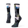 Chaussettes De Sport Stance Femme - Modèle Run Fool Hardy Crew, Rose/Gris, Taille Unique