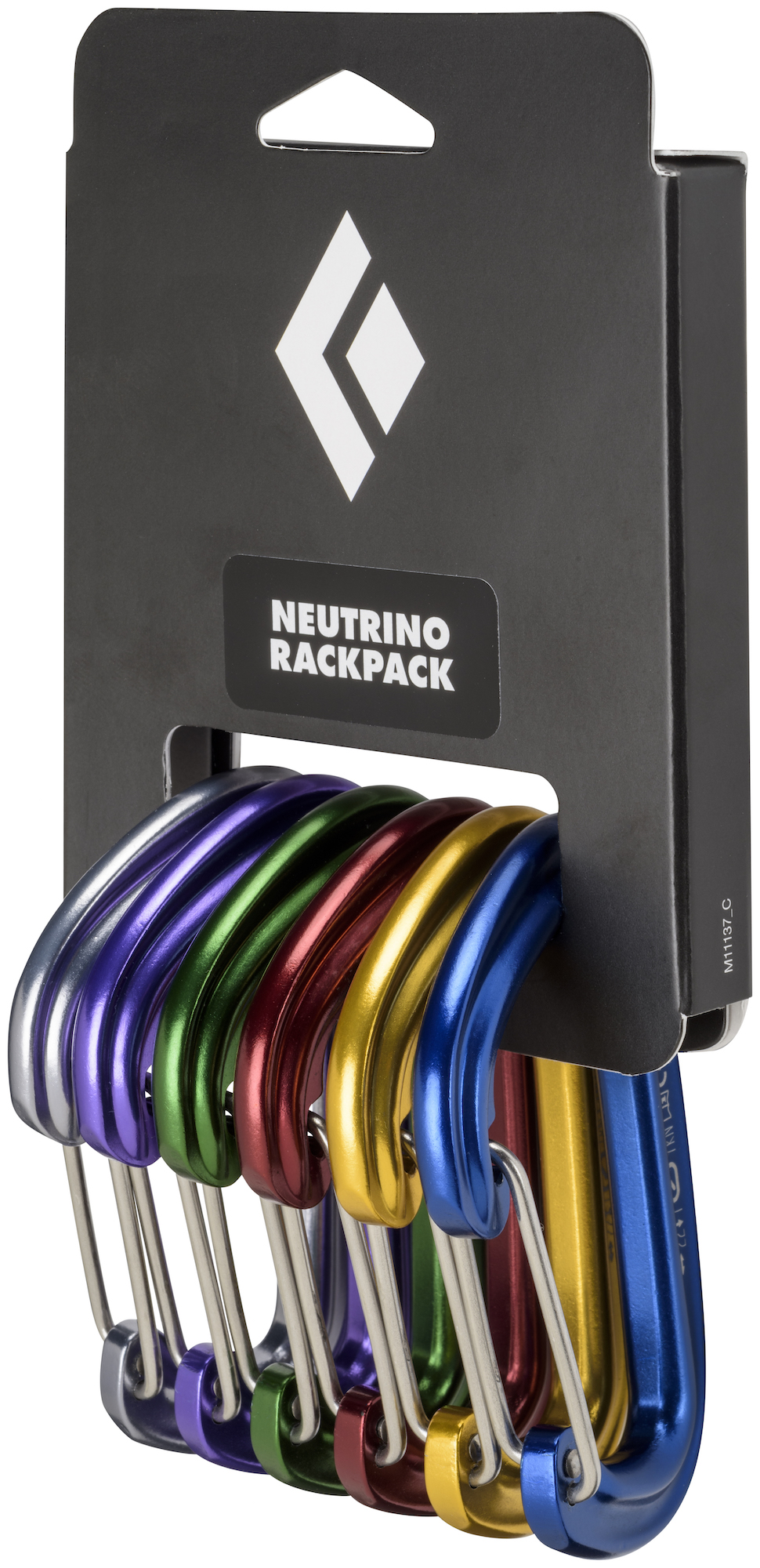 Black Diamond Neutrino Rackpack - Lot de 6 mousquetons