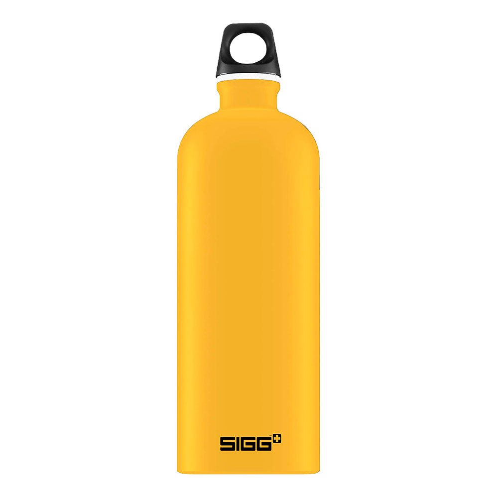 Gourde Aluminium SIGG Traveller 1L – Noire, étanche, Unisexe, état Correct