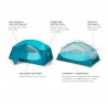 Nemo Aurora 3P & Footprint - Tente | Hardloop