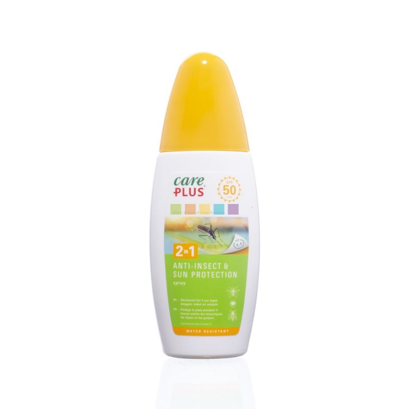 Care Plus 2in1 Anti-Insect & Sun Protection Spray SPF50 - Anti-insectes