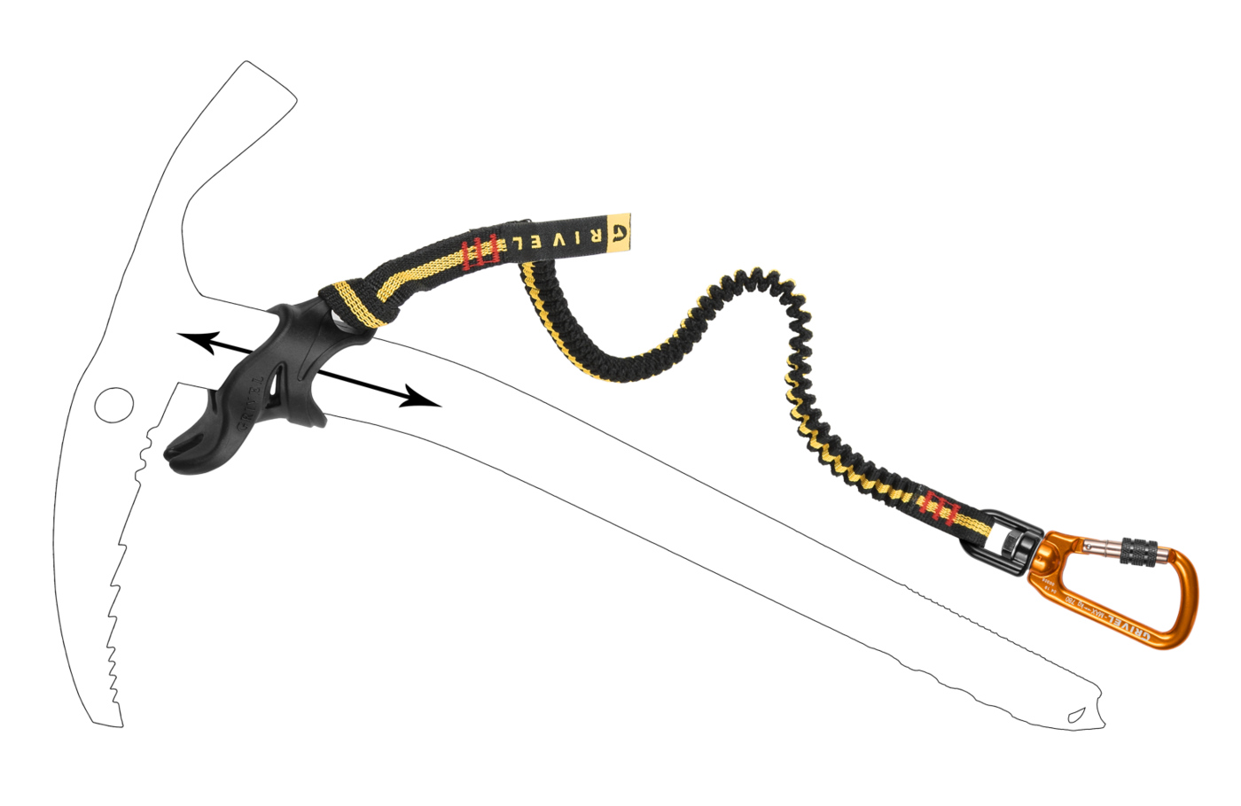 Grivel Easy Slider 2.0 - Sangle élastique