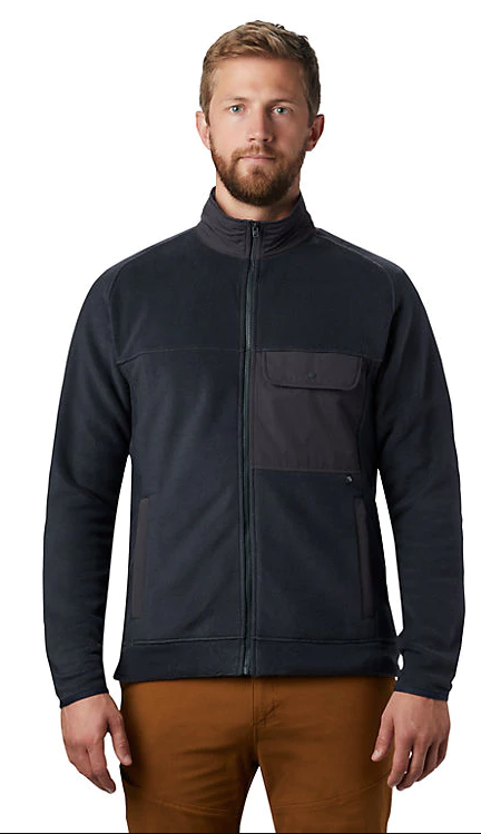 mountain hardwear zip up fleece