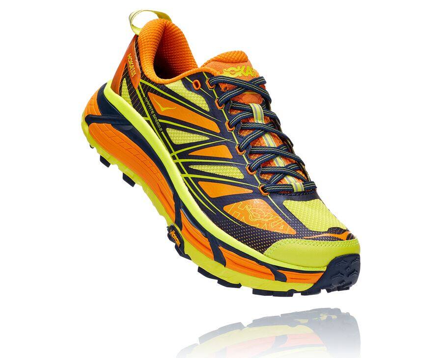 HOKA Chaussures pour Homme Mafate Speed 2 Red Yellow 