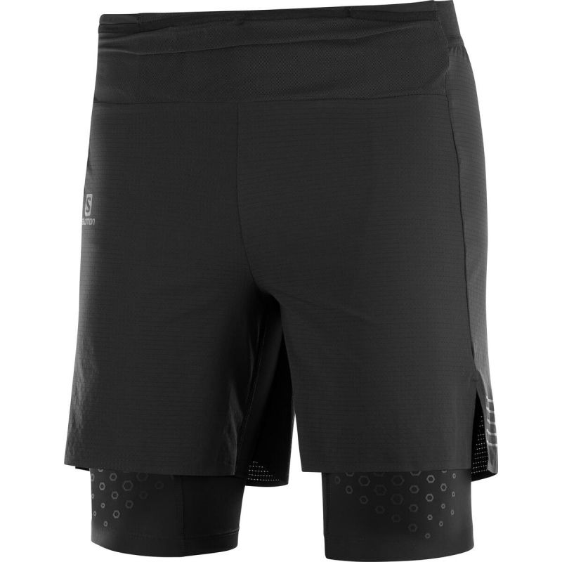 Salomon Exo Motion Twinskin Short - Hardloopshort - Heren