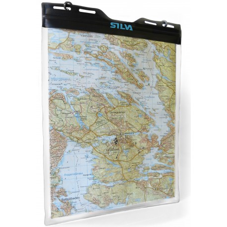 Silva Carry Dry Map A4 - 29,7 x 24 cm - Etui carte randonnée étanche | Hardloop