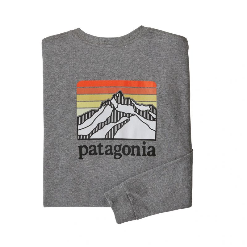Patagonia L/S Line Logo Ridge Responsibili-Tee - T-shirt homme | Hardloop
