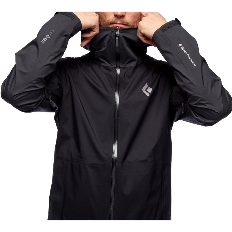 black diamond men's stormline stretch rain shell