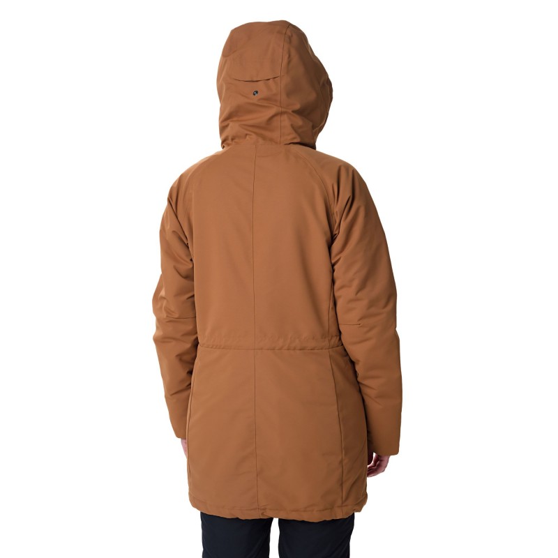 Columbia Parka South Canyon Sherpa Lined Jacket Women Brown XS