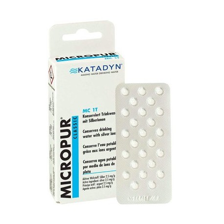 Katadyn Comprimés de purification Micropur Classic MC 1T
