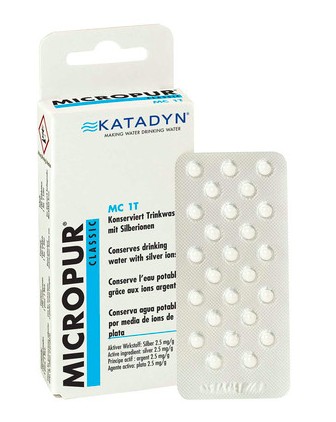 Katadyn Comprimés de purification Micropur Classic MC 1T - 50 comprimés