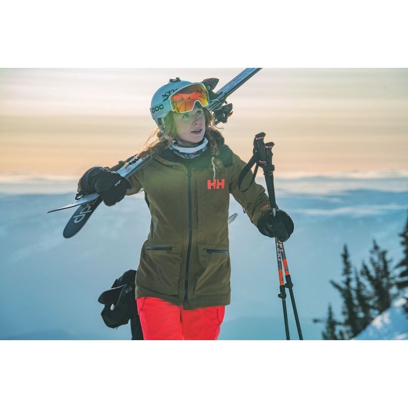 helly hansen powderqueen coats & jackets