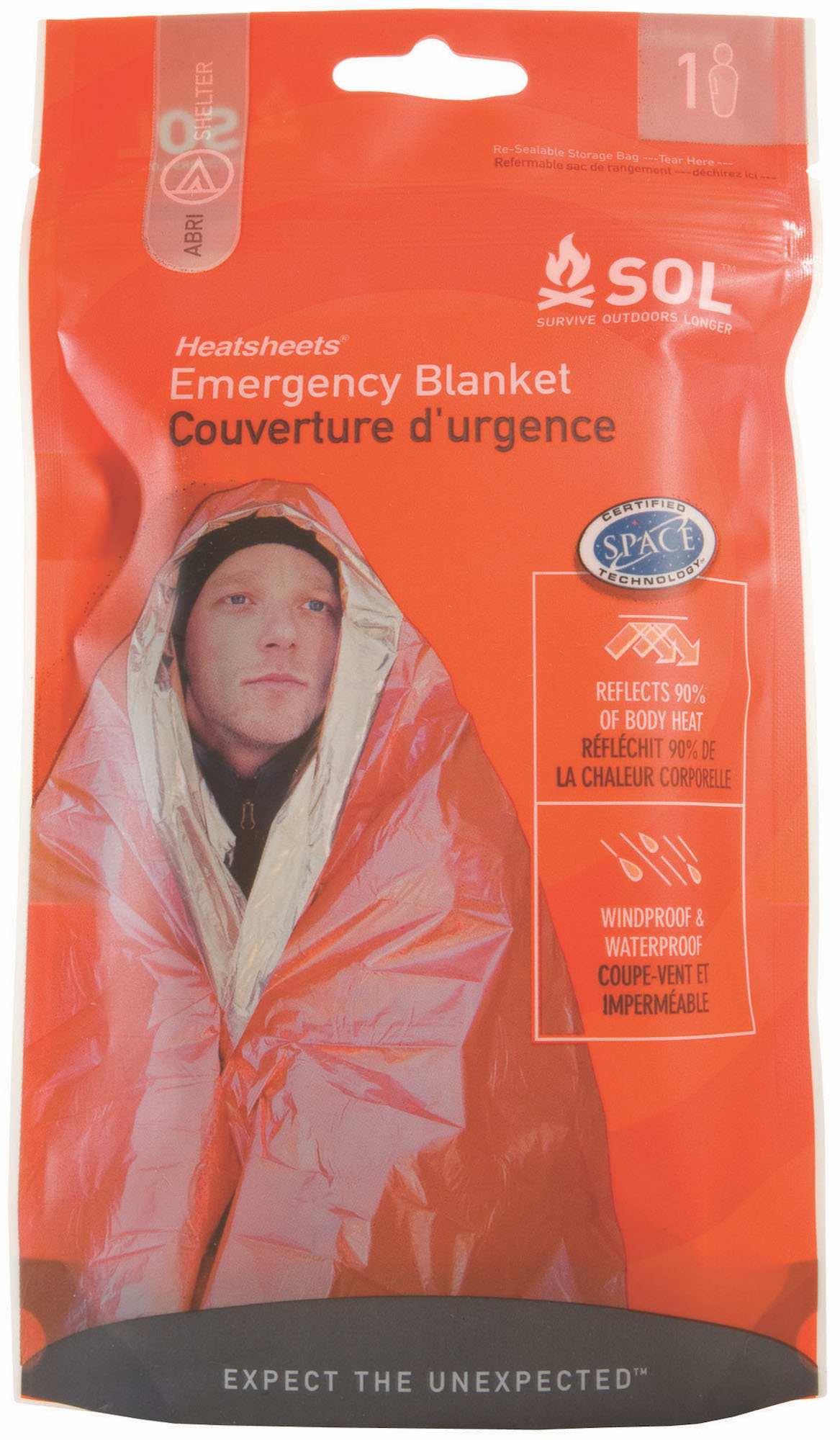 Care Plus Emergency Blanket - Couverture de survie