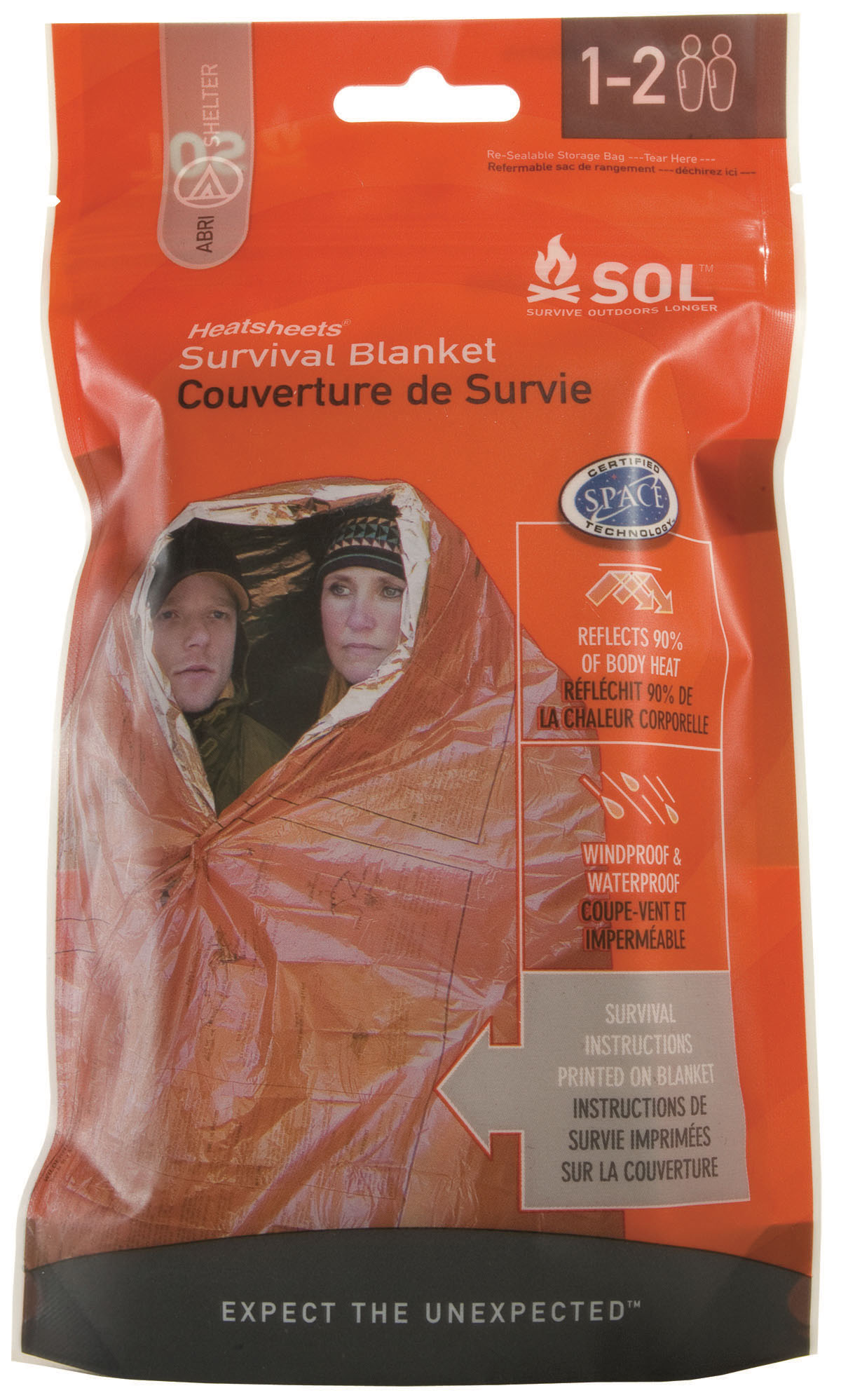 Sol Survival Blanket - Couverture de survie double | Hardloop