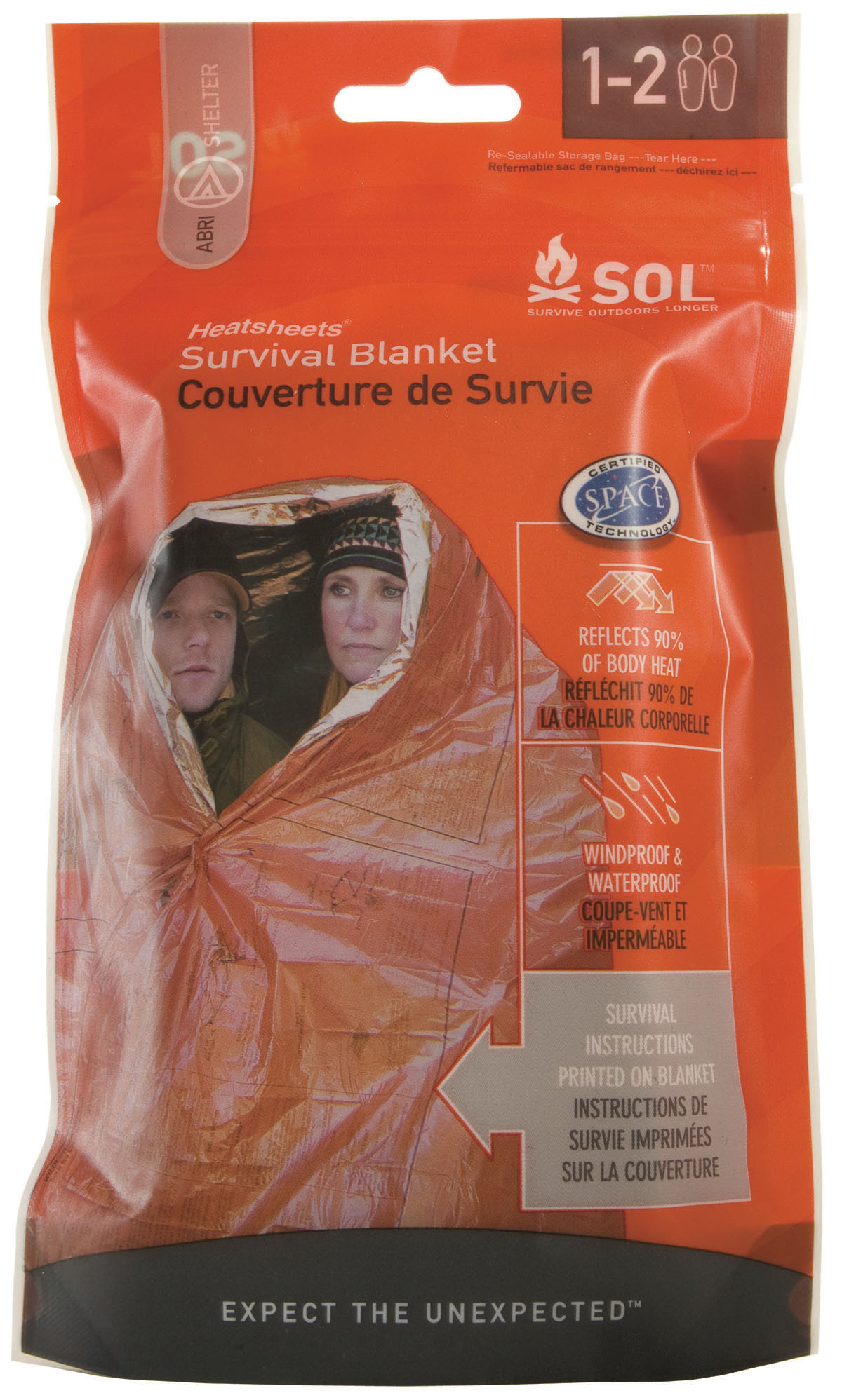 Sol Survival Blanket - Couverture de survie double