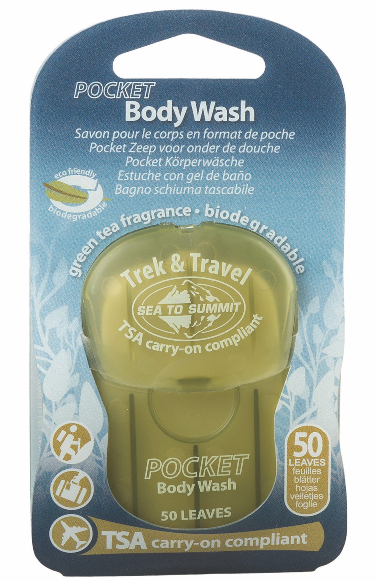 Sea To Summit Savon en Feuilles Corps Trek & travel pocket soaps
