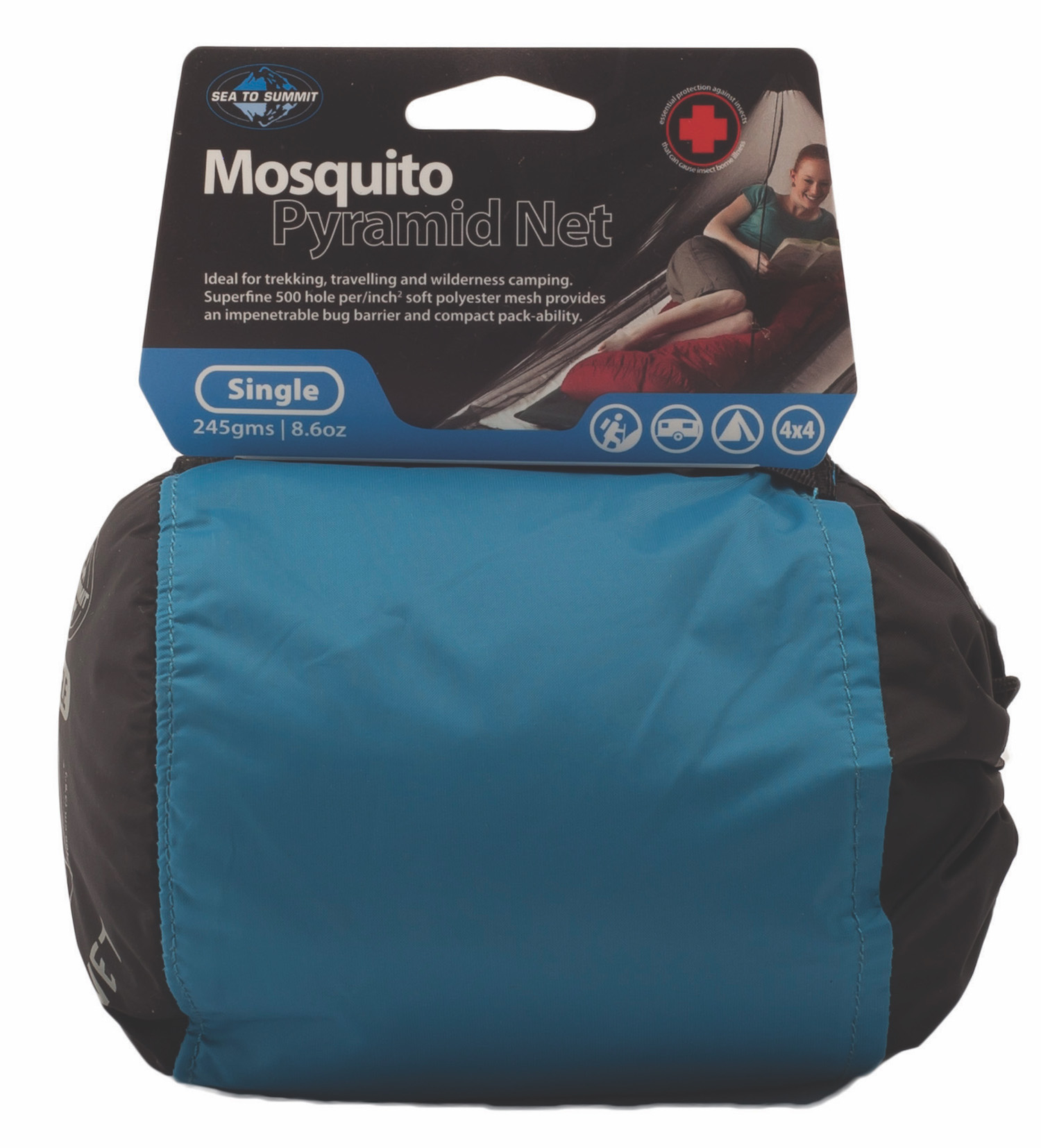Sea To Summit Simple Mosquito Pyramid Net Single - Moustiquaire