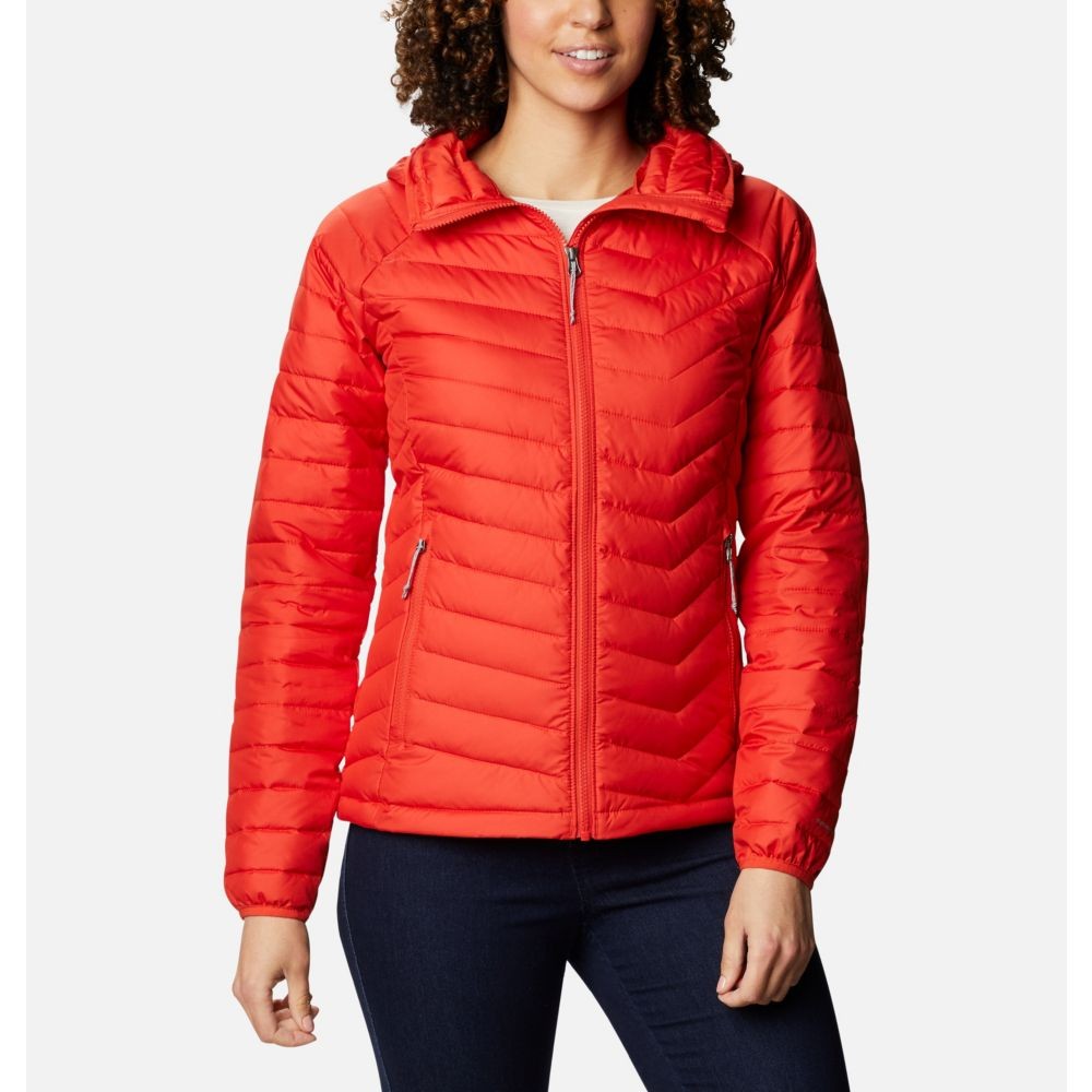 columbia powder lite long jacket womens