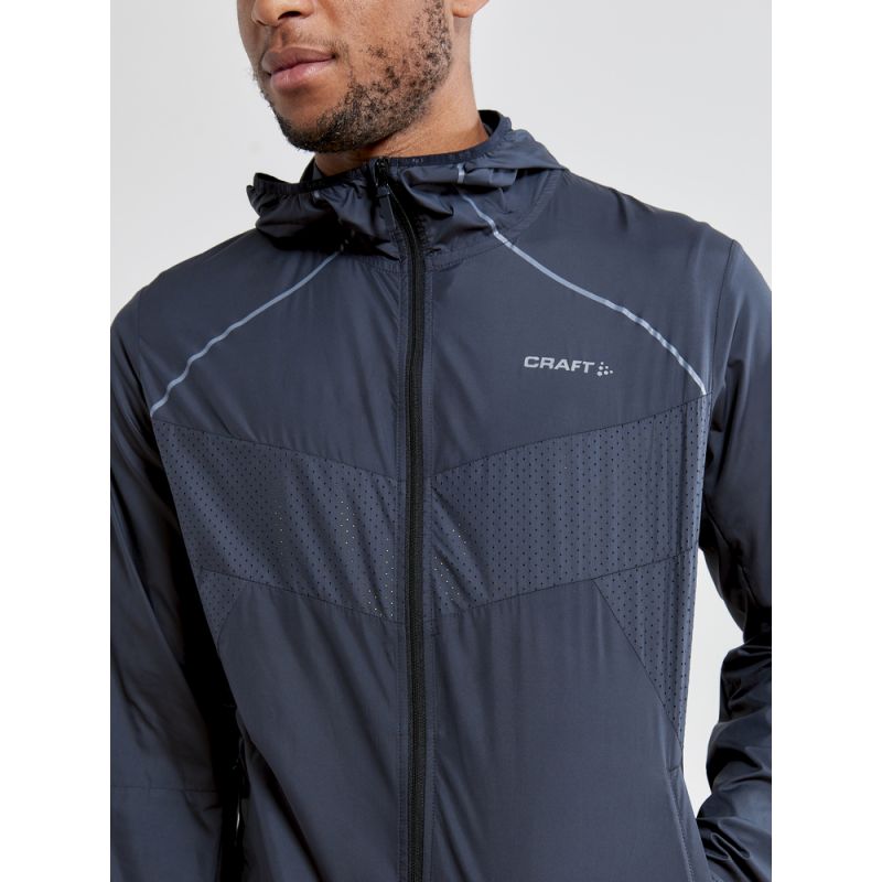 Veste Coupe-Vent QC Ultra Lightweight - Homme XL Noir, Neuve Avec Étiquettes
