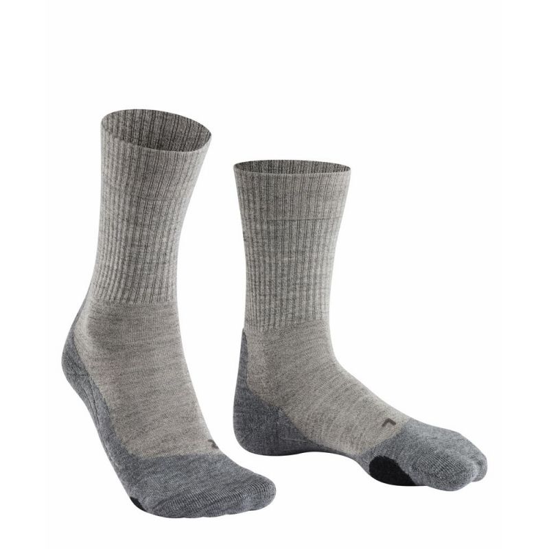 1 Paire FALKE TK2 Chaussettes Randonn/ée//Trek Femme chaudes Renforts moyens Laine M/érinos M/élang/ée respirantes Du 35 au 42 /évacuation de lhumidit/é et s/échage rapides Plusieurs Coloris
