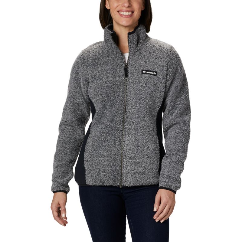 womens zippered fleece jacket