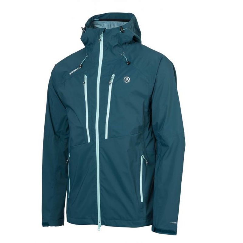 HASTA -20% Chubasquero Unzen Descripción Descripción Chaqueta Ternua hombre.  Tejido Shelltech de 2.5 capas bi-elástico. Es una prenda ligera,  impermeable, transpirable y cortavientos gracias a la membrana shelltech  (W/R 10000mm; MVP 10000 