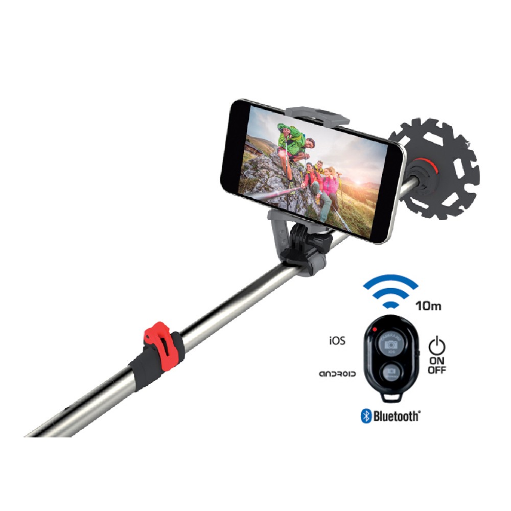 TSL Outdoor Adaptateur à selfie Just Smile Bluetooth