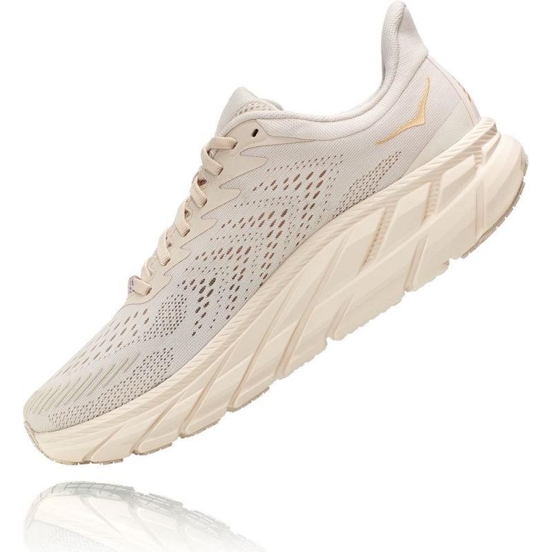 hoka one one clifton 7 beige