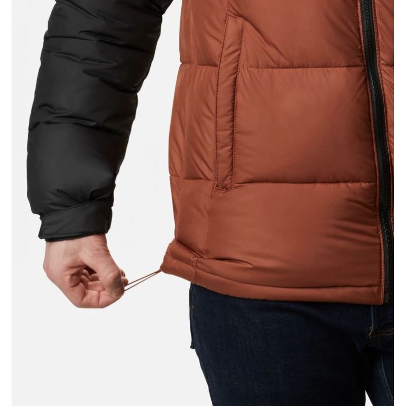 columbia pike lake hooded jacket in brown