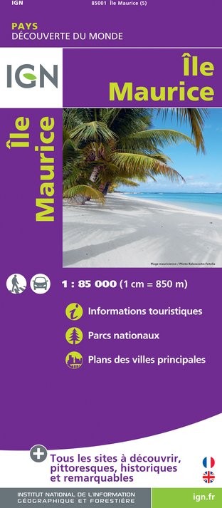 IGN Ile Maurice - Carte topographique