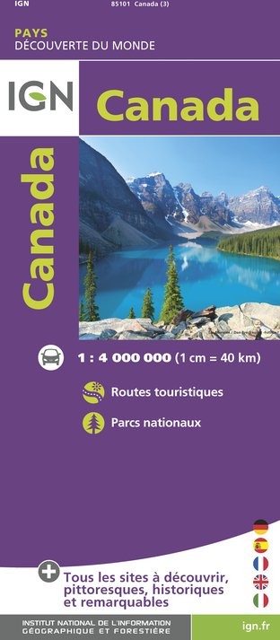 IGN Canada - Carte topographique