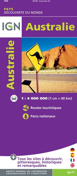 IGN Australie - Carte topographique